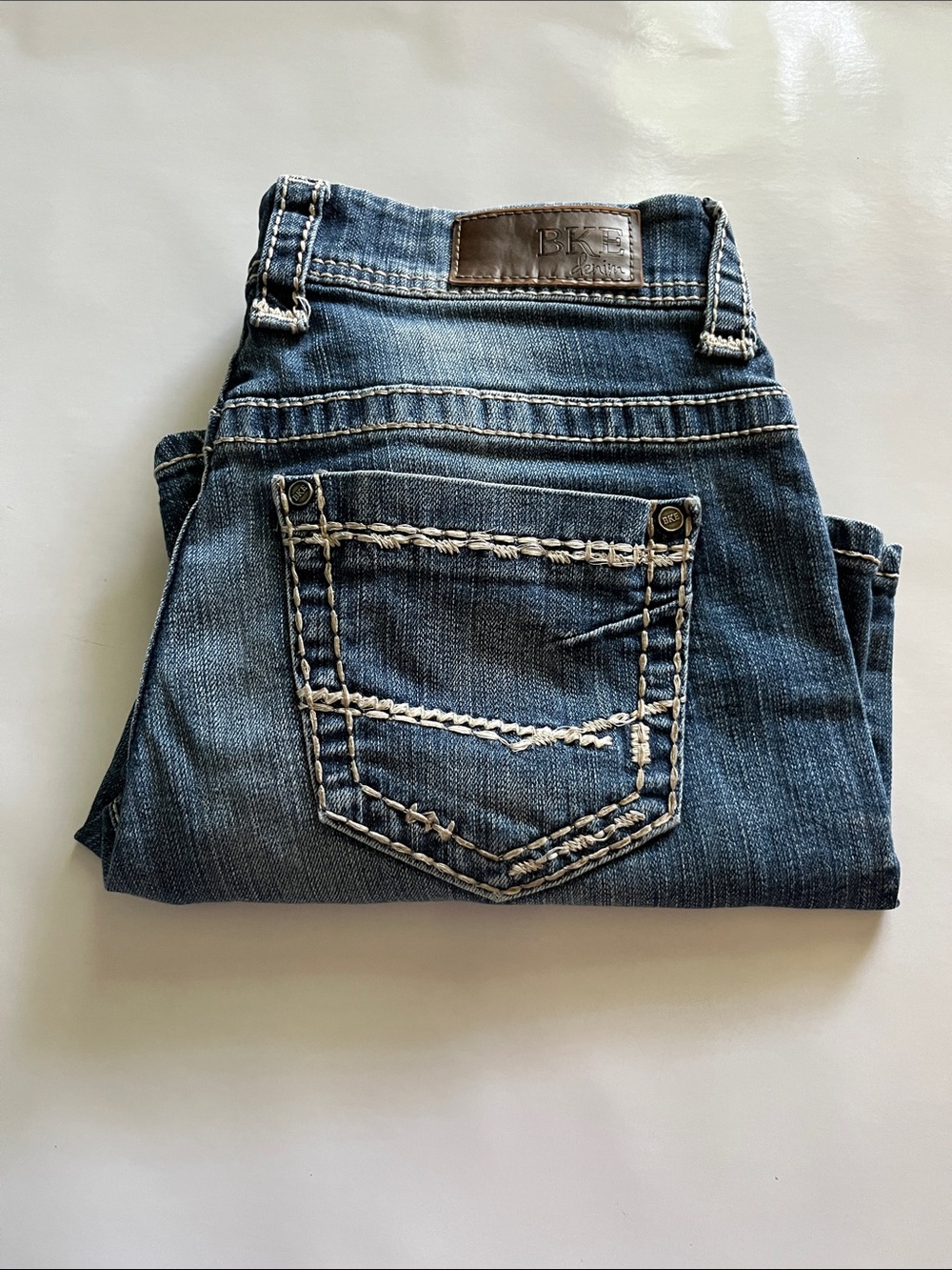 BKE Denim Payton Mid Rise Shorts Size 27 - Picture 3 of 16